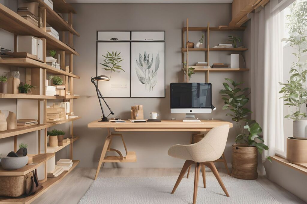 escritorio home office para trabalhar remoto